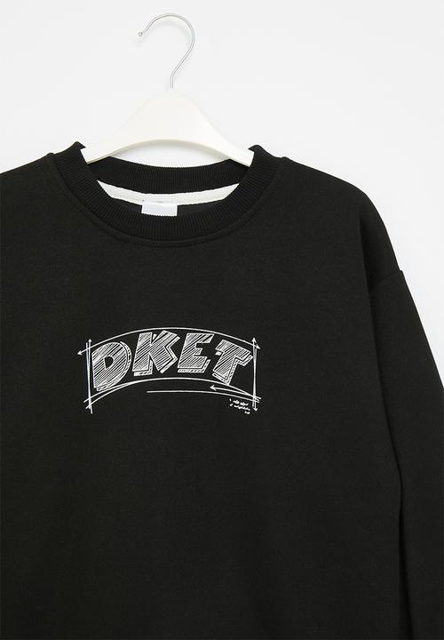 Pop Candy - Printed sweat top - black