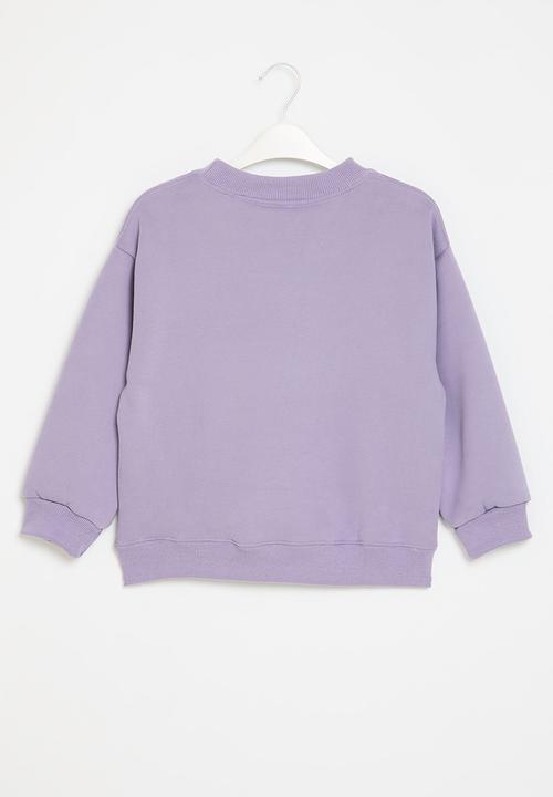 Pop Candy - Printed sweat top - lilac
