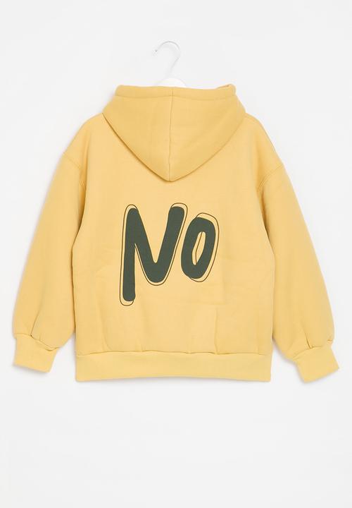 Pop Candy - Printed hoodie - yellow