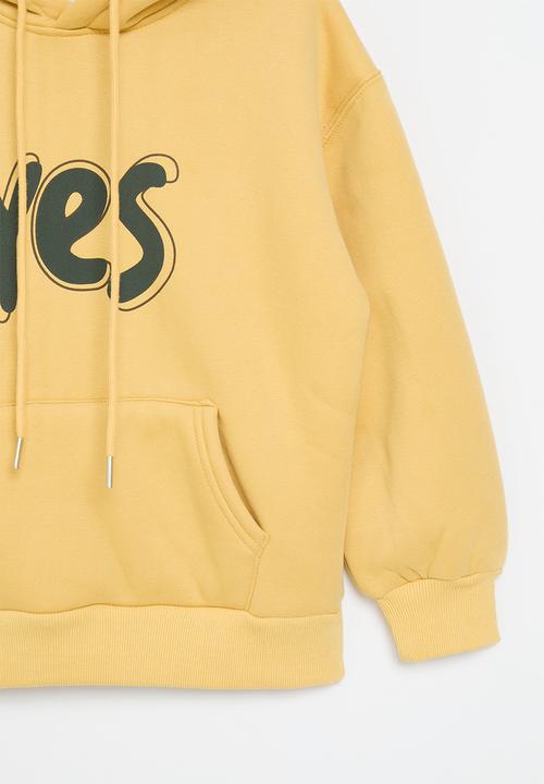 Pop Candy - Printed hoodie - yellow