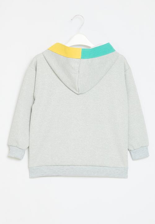 Pop Candy - Contrast hoodie - grey