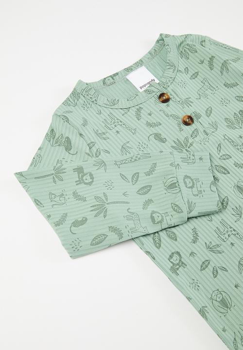 Pop Candy - Printed top & pants set - green