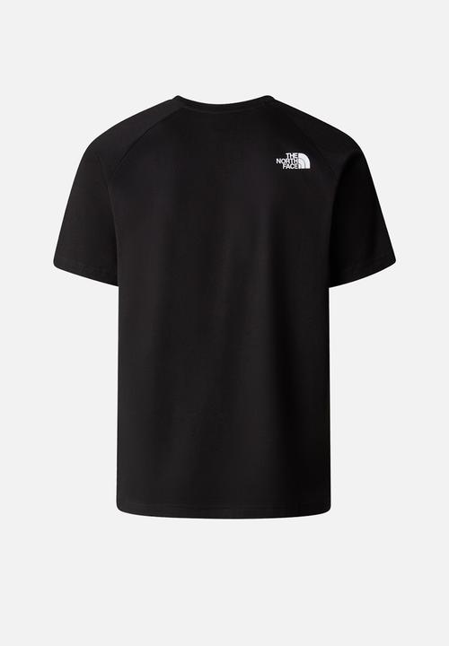 The North Face - M s/s raglan redbox tee - tnf black 
