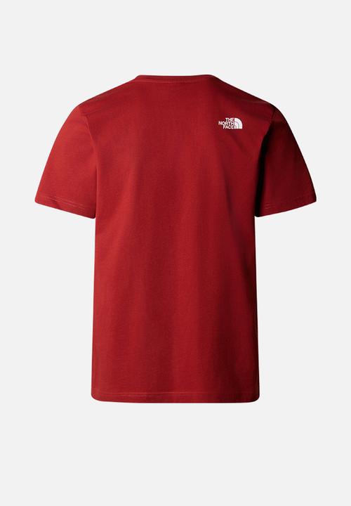 The North Face - M s/s easy tee - iron red 