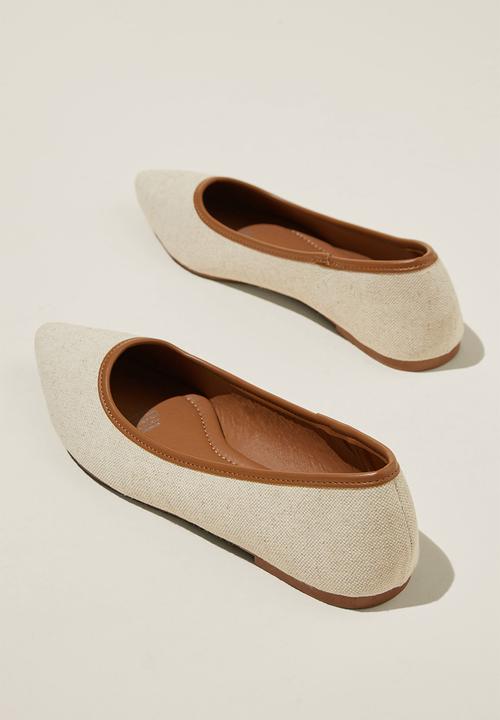 Cotton On - Prima point ballerina - canvas/camel