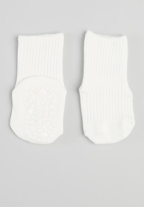 Pop Candy - 2 Pack ankle socks - grey & white