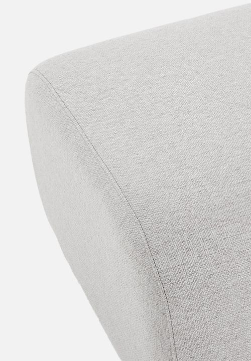 Sixth Floor - Quinn swivel & Footstool - Grey