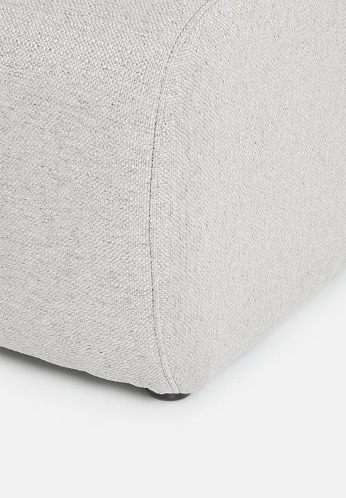 Sixth Floor - Quinn swivel & Footstool - Grey