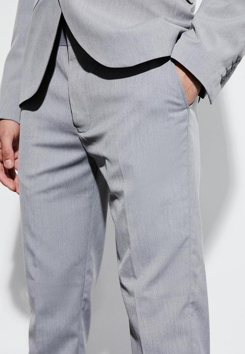 boohooMAN - Super skinny suit trousers - grey