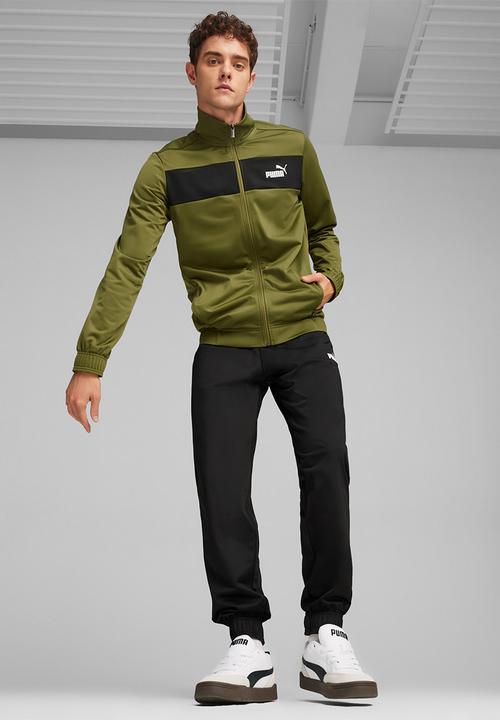 PUMA - Poly Suit cl tracksuit set - Olive Green