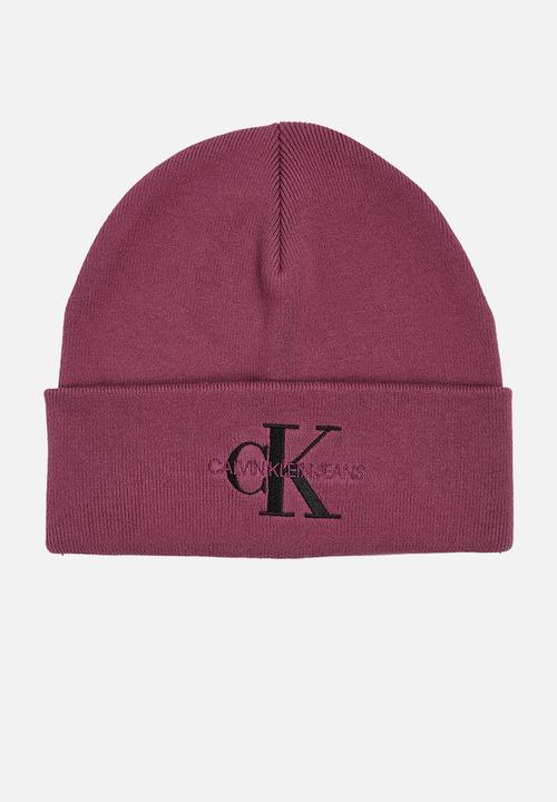 Calvin Klein - Monologo embro beanie - amaranth