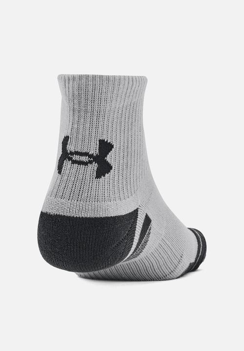 Under Armour - Ua performance tech 3pk qtr - mod gray/white