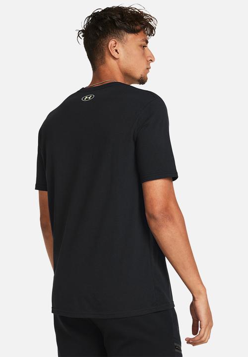 Under Armour - Ua boxed sportstyle short sleeve - black/high vis yellow 