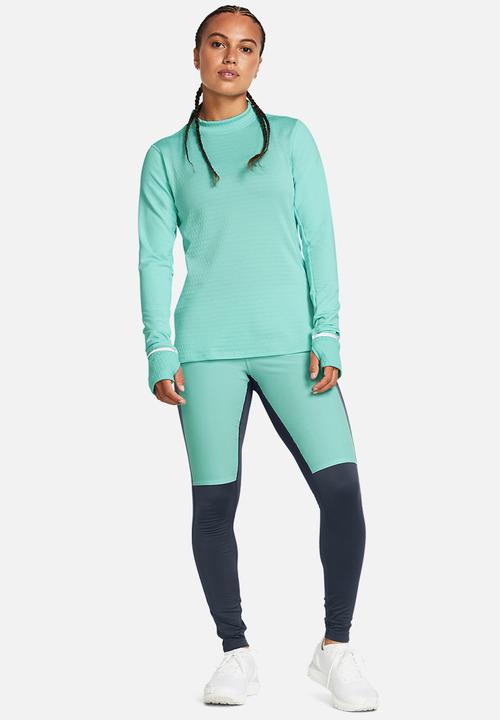Under Armour - Ua qualifier cold long sleeve - neo turquoise/reflective