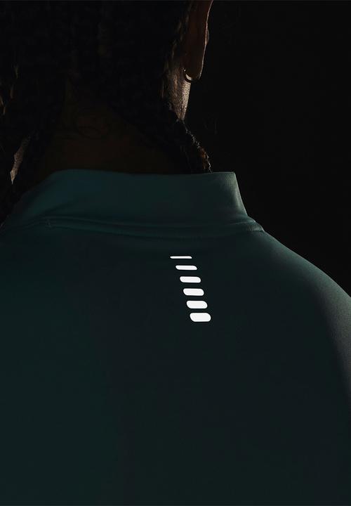 Under Armour - Ua qualifier cold long sleeve - neo turquoise/reflective