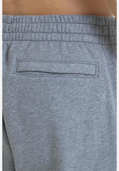 Under Armour - Ua rival fleece joggers - castlerock light heather/white