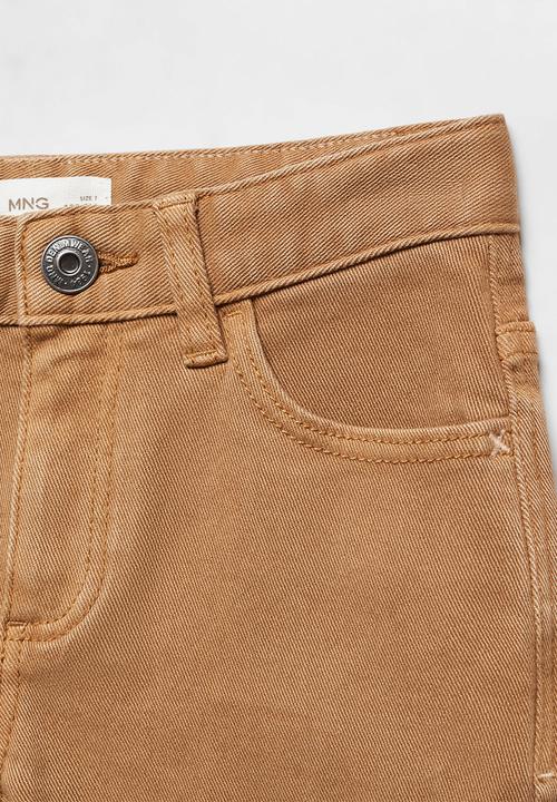 MANGO - Trousers peru5 - caramel