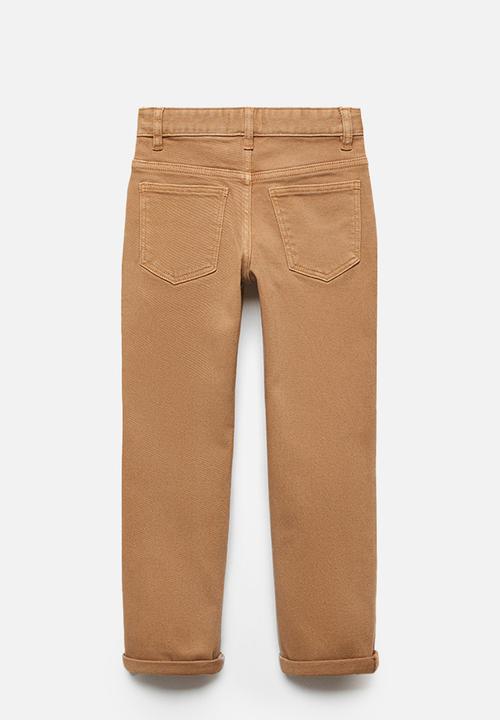 MANGO - Trousers peru5 - caramel