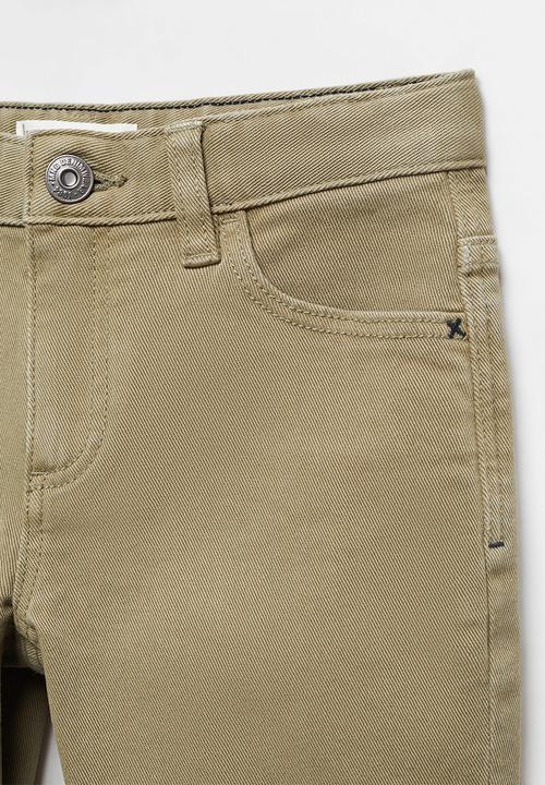 MANGO - Trousers peru5 - dark green