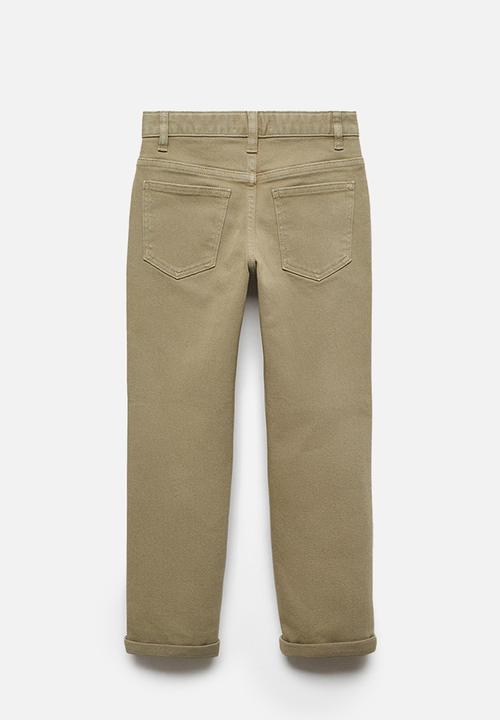 MANGO - Trousers peru5 - dark green