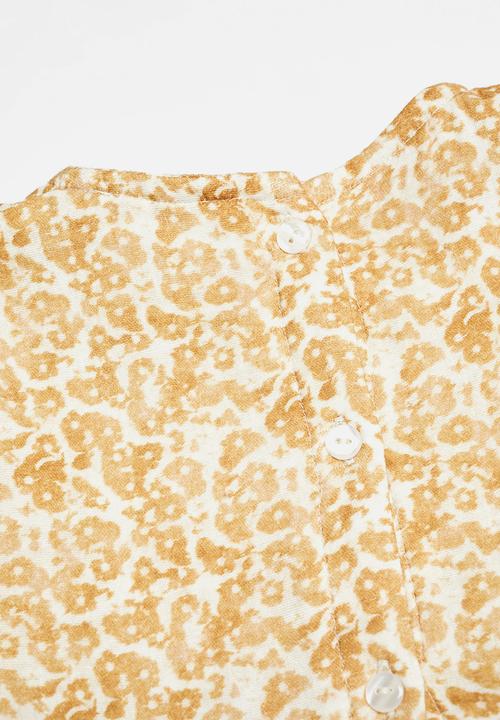 MANGO - Dress katy - medium brown