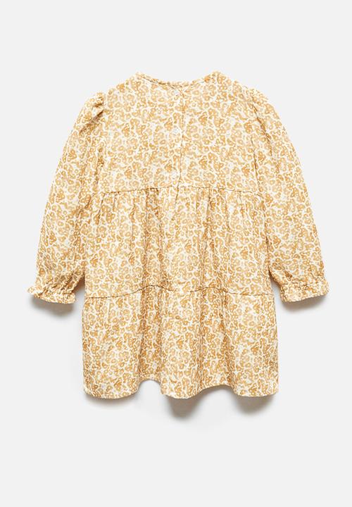 MANGO - Dress katy - medium brown
