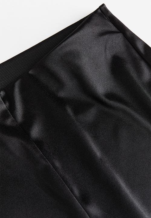 H&M - High-waisted leggings - black