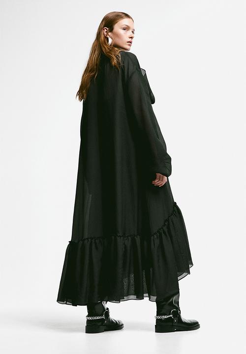 H&M - Bow-collared dress - black