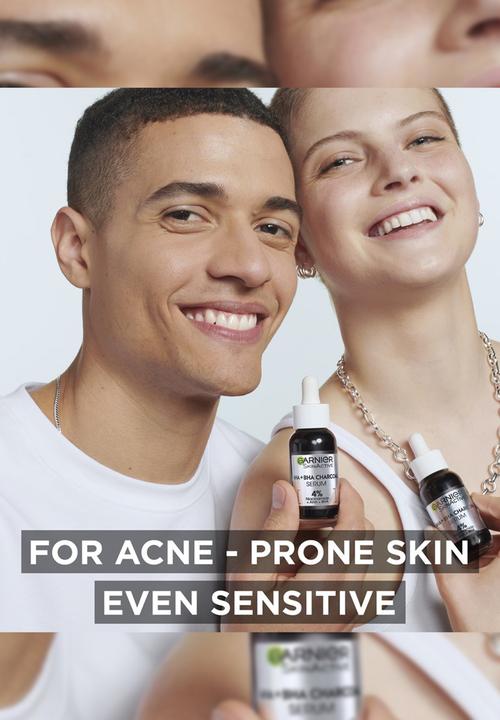 Garnier - Pure Active AHA BHA Charcoal Serum 30ml
