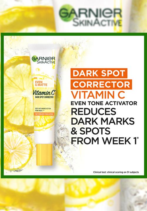 Garnier - Even & Bright Vitamin C Booster Serum & Dark Spot Bundle Set - 2 Piece