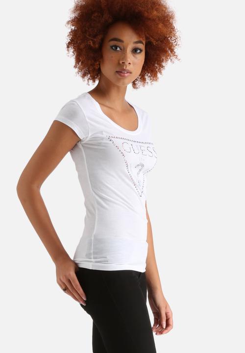 GUESS - Triangle Rhinestone Tee