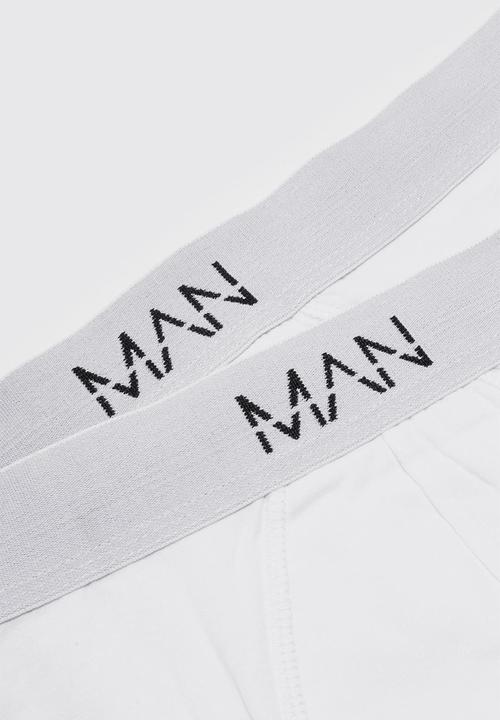 boohooMAN - 3 pack man dash briefs - white