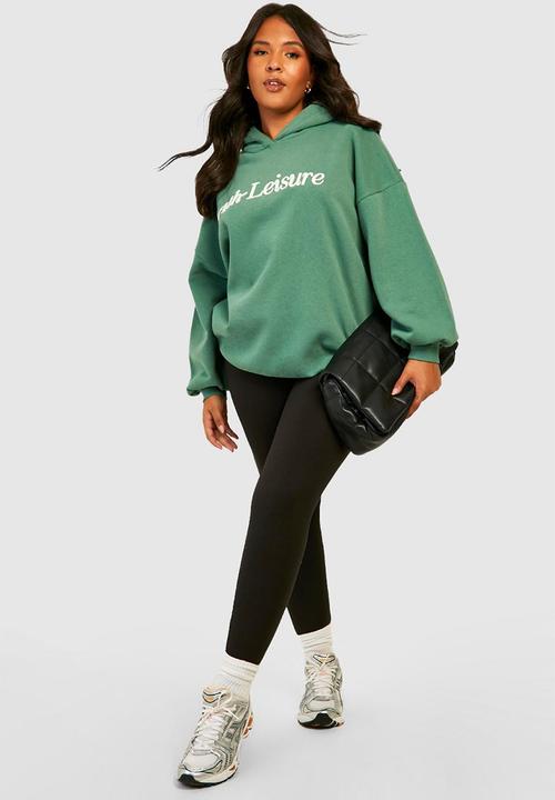 boohoo - Plus basic leggings - black