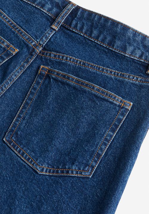 H&M - Wide high jeans - denim blue