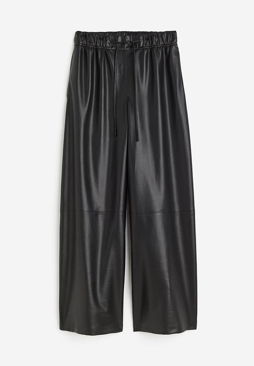 H&M - Wide trousers - black