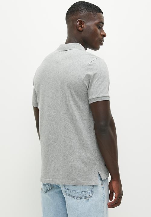 Aca Joe - Mens Aca Joe AJ Embroidery Logo on chest Golfer - Grey Melange