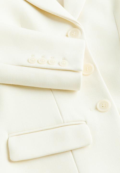 H&M - Twill blazer - white