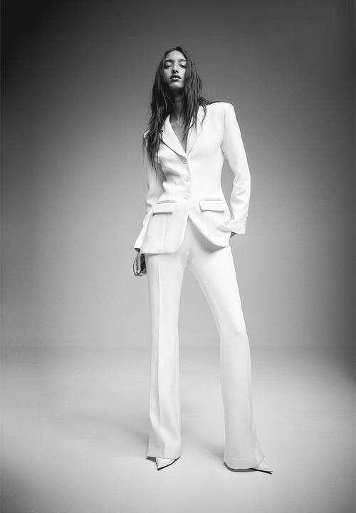 H&M - Twill blazer - white