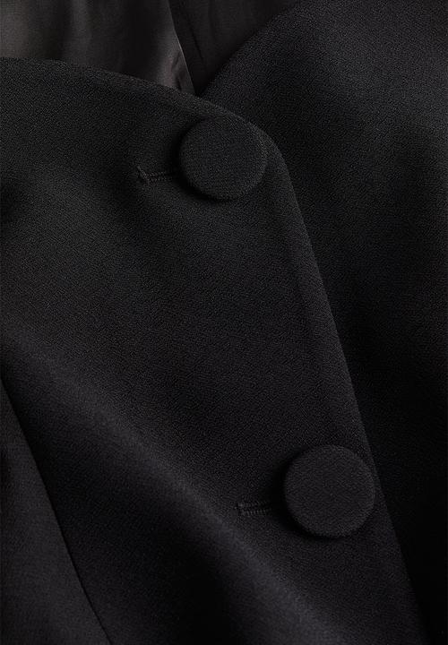 H&M - Fitted blazer - black