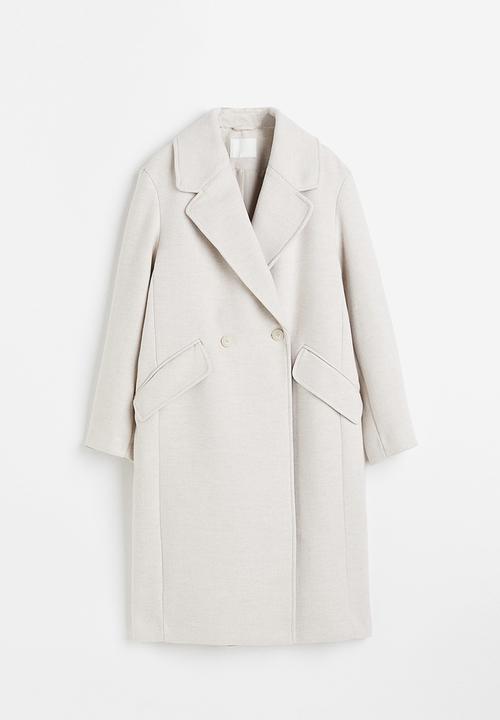 H&M - Double-breasted coat - beige
