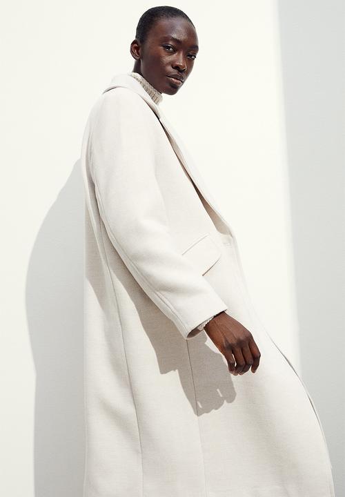 H&M - Double-breasted coat - beige