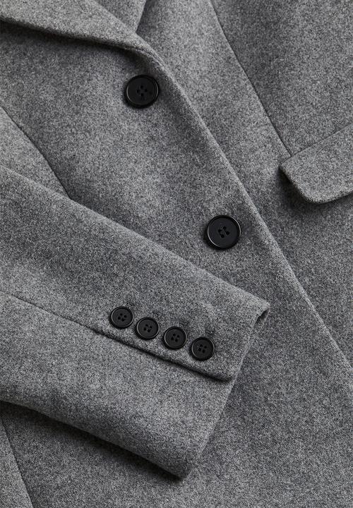 H&M - Single-breasted coat - grey