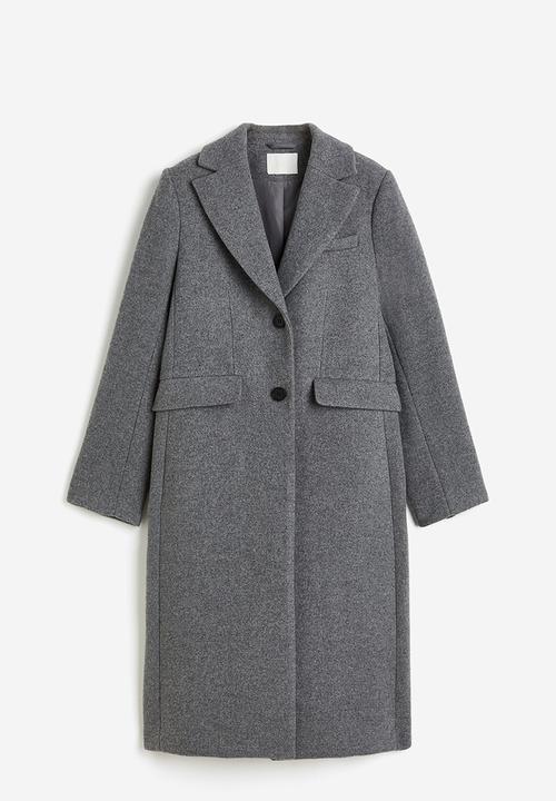 H&M - Single-breasted coat - grey
