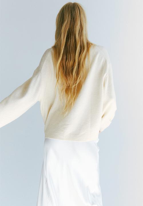 H&M - Knitted jumper - cream