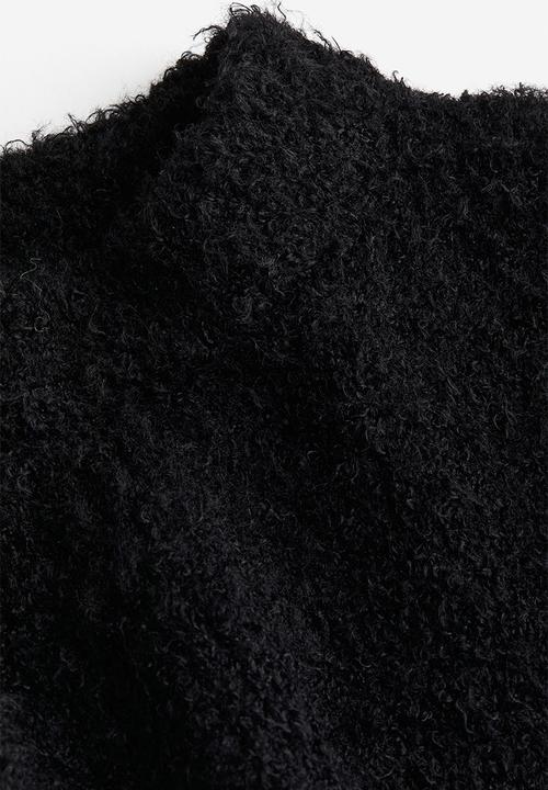 H&M - Fluffy-knit jumper - black