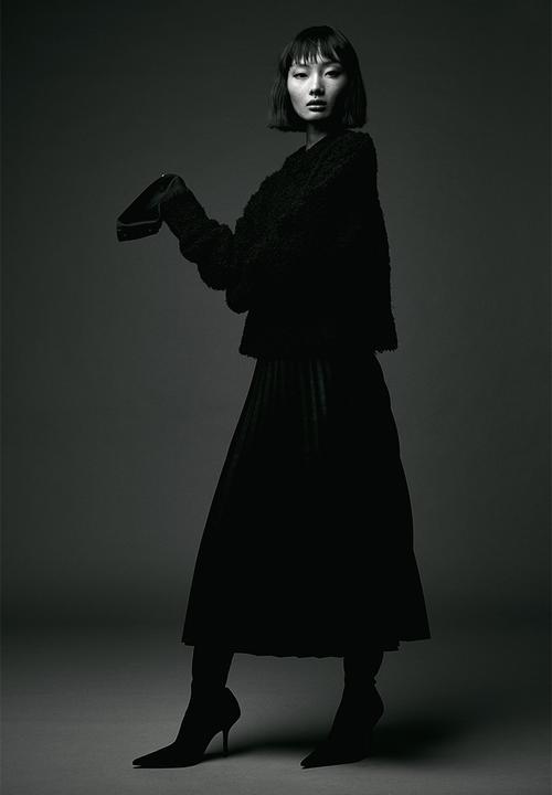 H&M - Fluffy-knit jumper - black