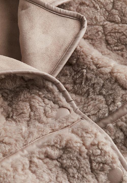H&M - Teddy jacket - beige