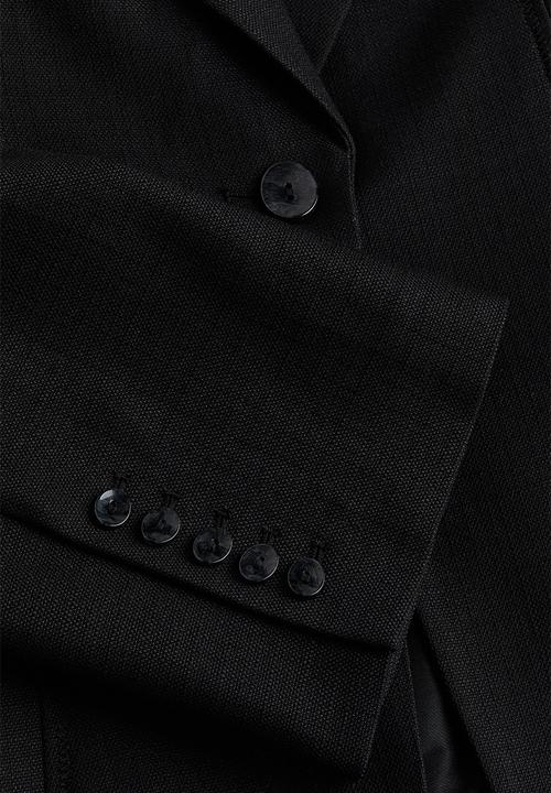 H&M - Tapered-waist blazer - black