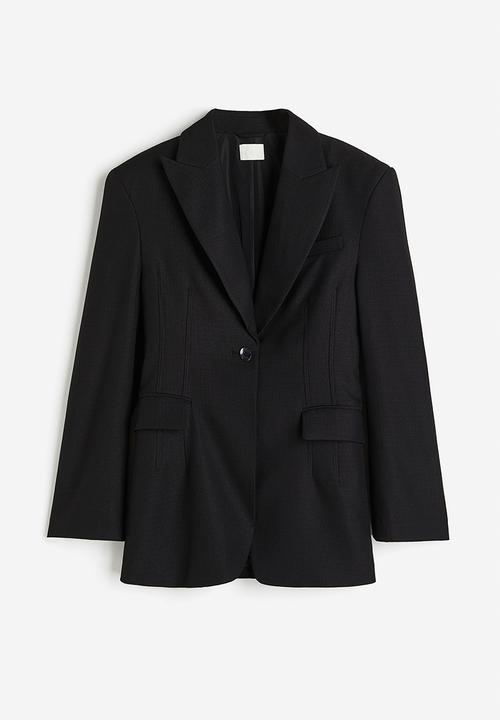 H&M - Tapered-waist blazer - black
