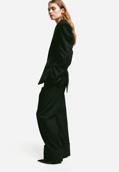 H&M - Tapered-waist blazer - black